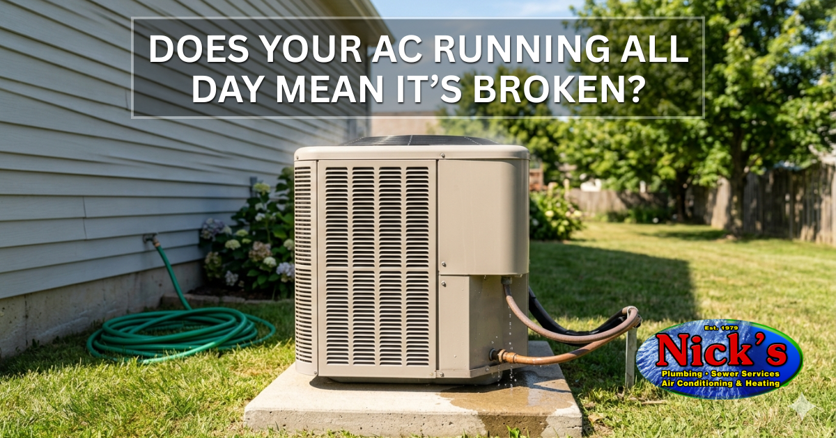 Does Your AC Running All Day Mean It’s Broken?