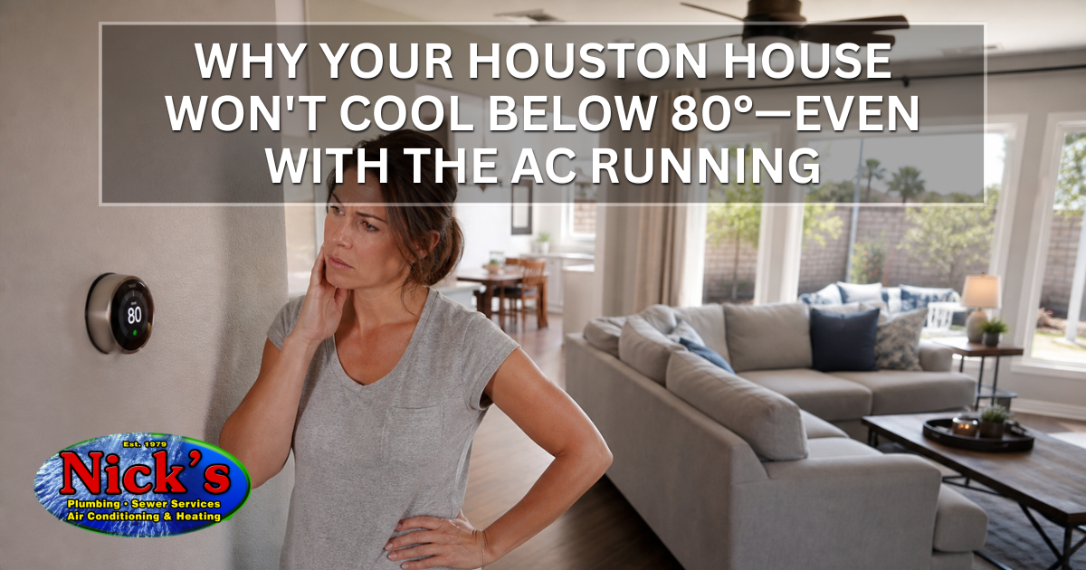 Why Your Houston House Won't Cool Below 80°—Even With the AC Running