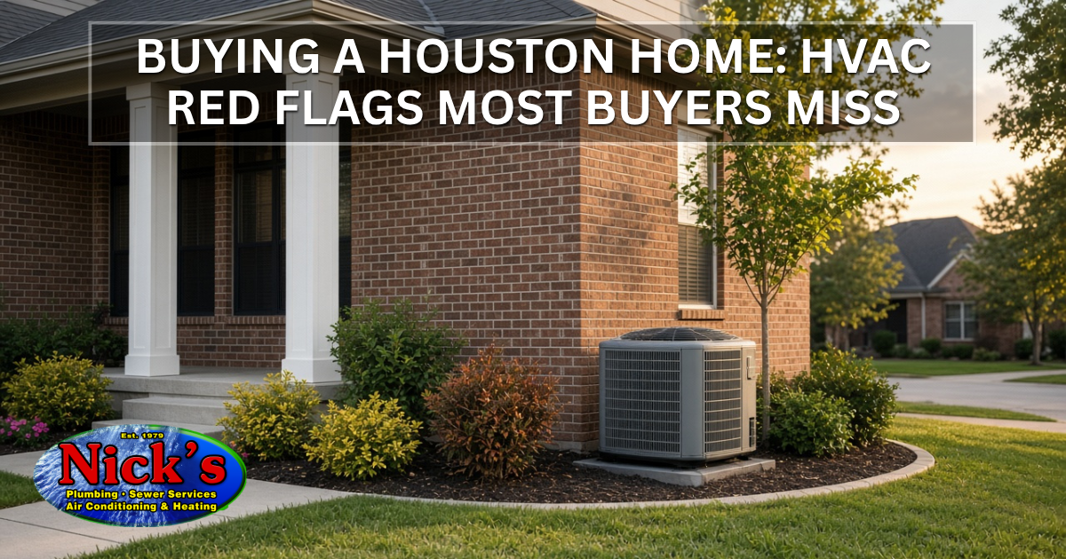 Buying a Houston Home: HVAC Red Flags Most Buyers Miss